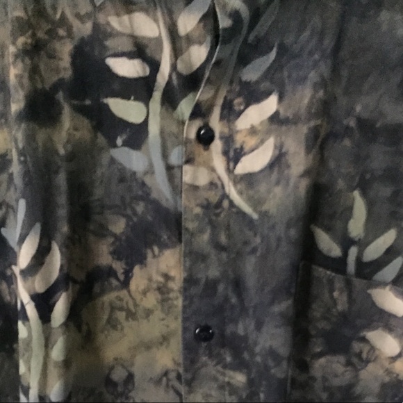 Java lava button down shirt 90s - Picture 3 of 8
